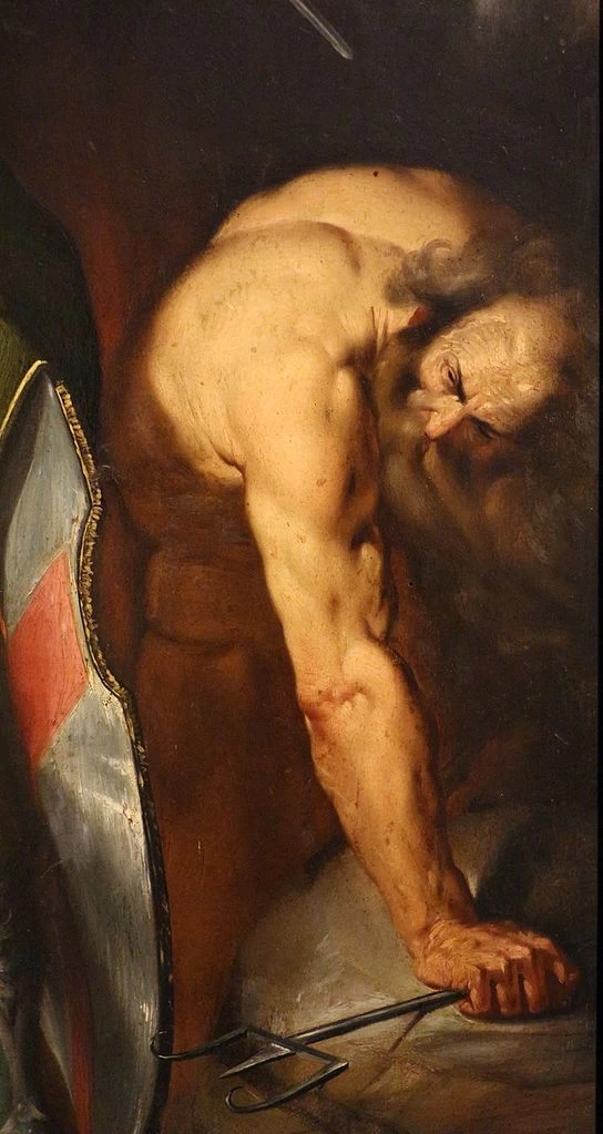 Giovan Battista Crespi, detto Cerano - San Michele arcangelo, dettaglio del 60